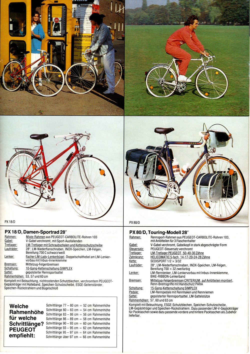 Peugeot 1986 Brochures